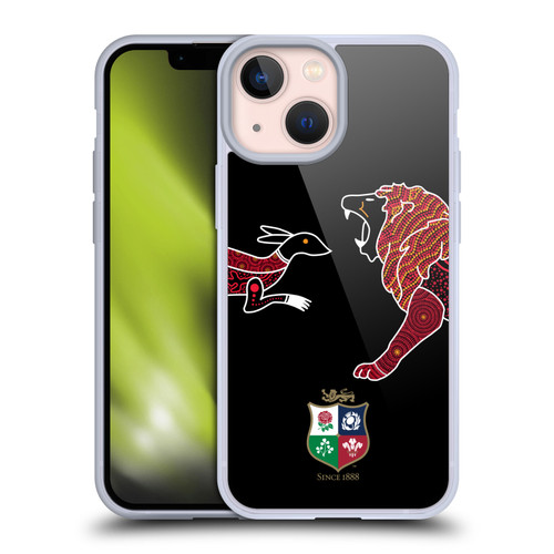 British and Irish Lions Badge Wallaby VS Lion Soft Gel Case for Apple iPhone 13 Mini