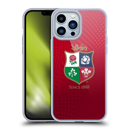 British and Irish Lions Badge Textured Soft Gel Case for Apple iPhone 13 Pro Max