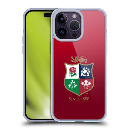British and Irish Lions Badge Gradient Soft Gel Case for Apple iPhone 14 Pro Max