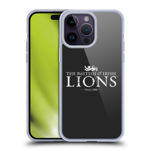 British and Irish Lions Badge Logotype Distressed Soft Gel Case for Apple iPhone 14 Pro Max