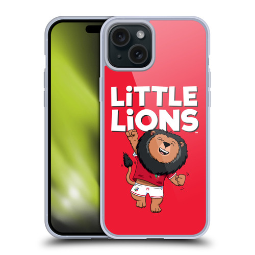 British and Irish Lions Badge Little Lions Soft Gel Case for Apple iPhone 15 Plus