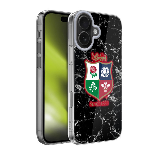 British and Irish Lions Badge Marble Soft Gel Case for Apple iPhone 17