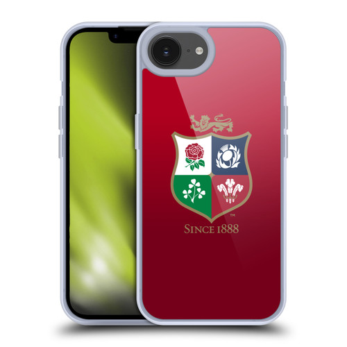 British and Irish Lions Badge Gradient Soft Gel Case for Apple iPhone 16e