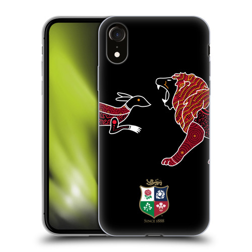 British and Irish Lions Badge Wallaby VS Lion Soft Gel Case for Apple iPhone XR