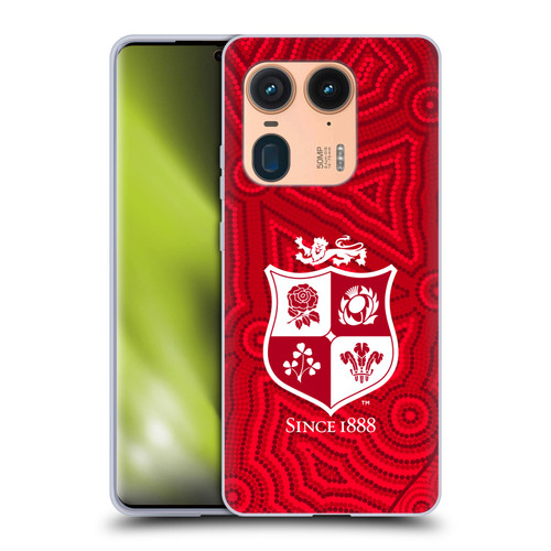 British and Irish Lions Badge Patterns Soft Gel Case for Motorola Edge 50 Ultra/X50 Ultra