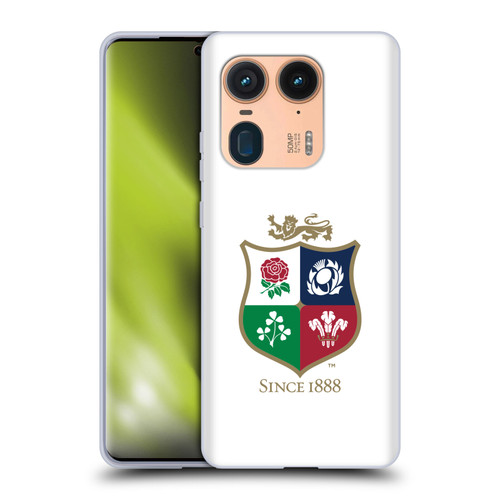British and Irish Lions Badge White Soft Gel Case for Motorola Edge 50 Ultra/X50 Ultra British and Irish Lions Badge White Soft Gel Case for Motorola Edge 50 Ultra/X50 Ultra