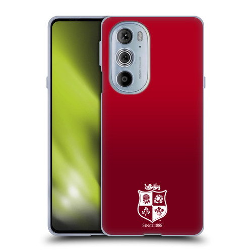 British and Irish Lions Badge Gradient Mono Soft Gel Case for Motorola Edge X30