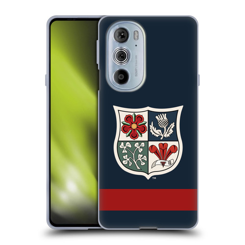 British and Irish Lions Badge Heritage Blue Soft Gel Case for Motorola Edge X30