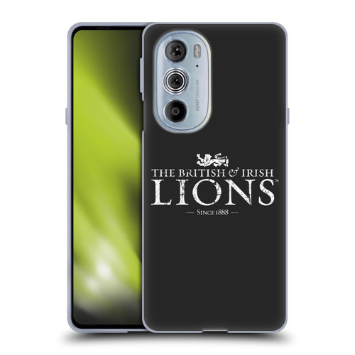 British and Irish Lions Badge Logotype Distressed Soft Gel Case for Motorola Edge X30