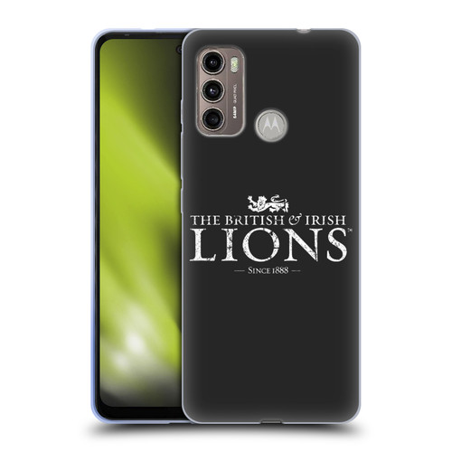 British and Irish Lions Badge Logotype Distressed Soft Gel Case for Motorola Moto G60 / Moto G40 Fusion