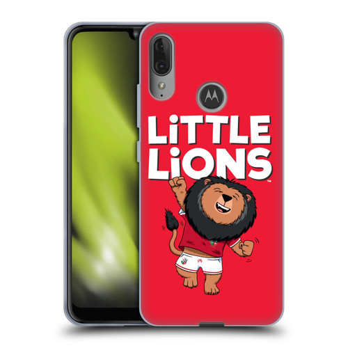 British and Irish Lions Badge Little Lions Soft Gel Case for Motorola Moto E6 Plus