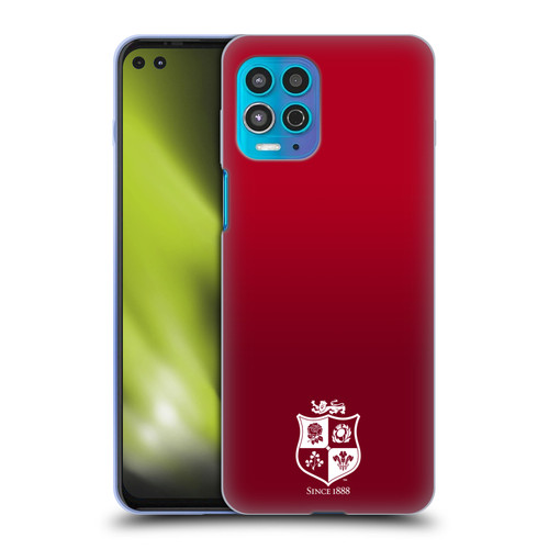 British and Irish Lions Badge Gradient Mono Soft Gel Case for Motorola Moto G100