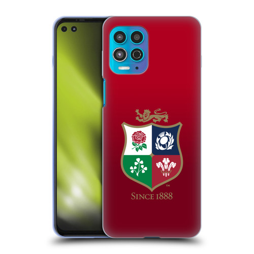 British and Irish Lions Badge Gradient Soft Gel Case for Motorola Moto G100