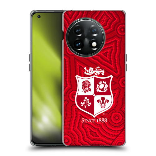 British and Irish Lions Badge Patterns Soft Gel Case for OnePlus 11 5G