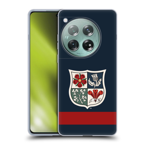 British and Irish Lions Badge Heritage Blue Soft Gel Case for OnePlus 12