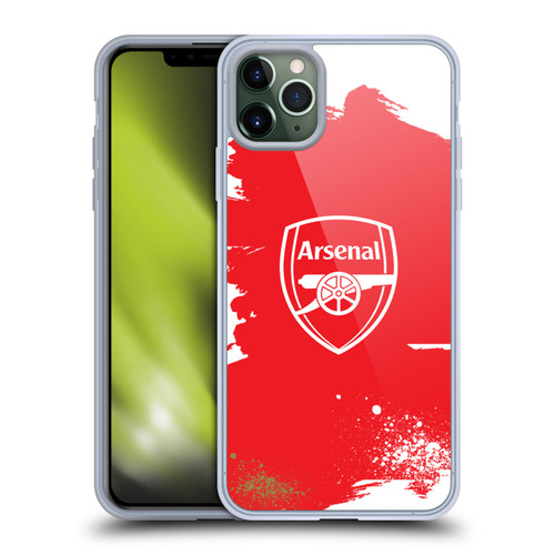 Arsenal FC Graffiti Art Crest Soft Gel Case for Apple iPhone 11 Pro Max
