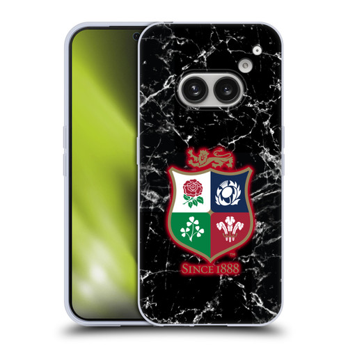 British and Irish Lions Badge Marble Soft Gel Case for Nothing Phone (2a)