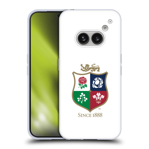British and Irish Lions Badge White Soft Gel Case for Nothing Phone (2a)