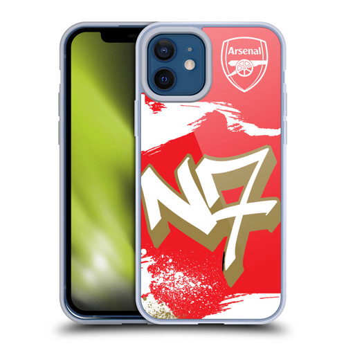 Arsenal FC Graffiti Art N7 Soft Gel Case for Apple iPhone 12 / iPhone 12 Pro