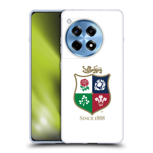 British and Irish Lions Badge White Soft Gel Case for OnePlus 12R