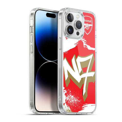 Arsenal FC Graffiti Art N7 Soft Gel Case for Apple iPhone 13 Pro Max & MagSafe