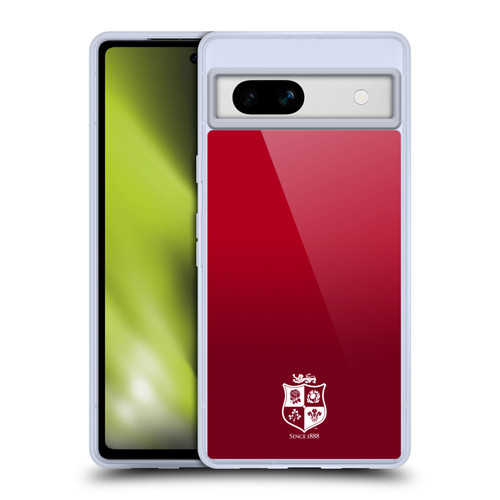 British and Irish Lions Badge Gradient Mono Soft Gel Case for Google Pixel 7a