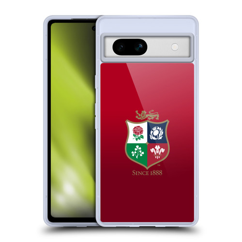 British and Irish Lions Badge Gradient Soft Gel Case for Google Pixel 7a