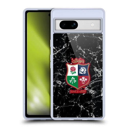 British and Irish Lions Badge Marble Soft Gel Case for Google Pixel 7a