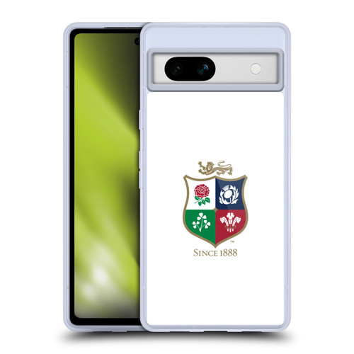 British and Irish Lions Badge White Soft Gel Case for Google Pixel 7a