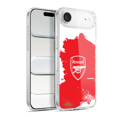 Arsenal FC Graffiti Art Crest Soft Gel Case for Apple iPhone 17 Air