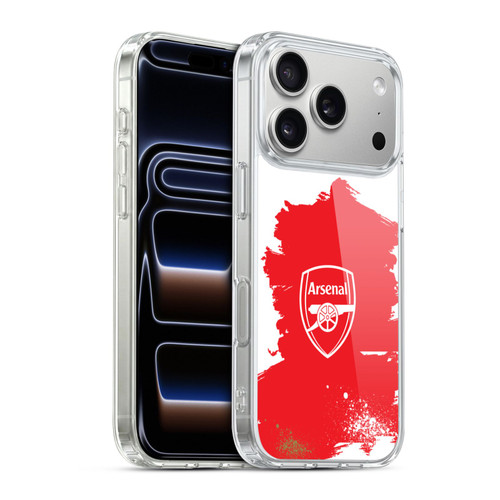 Arsenal FC Graffiti Art Crest Soft Gel Case for Apple iPhone 17 Pro