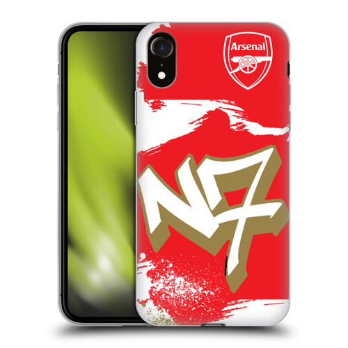 Arsenal FC Graffiti Art N7 Soft Gel Case for Apple iPhone XR