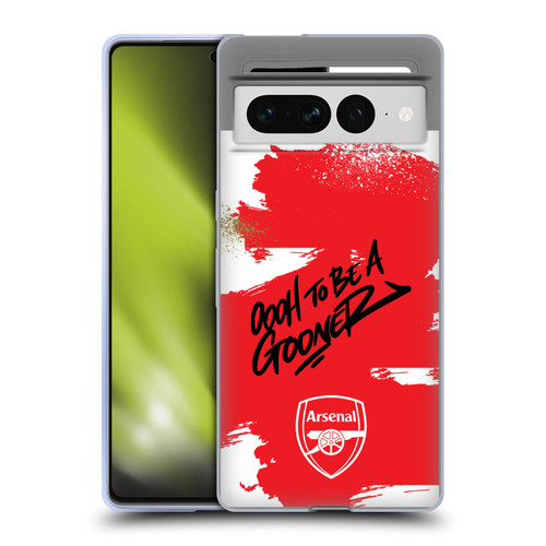 Arsenal FC Graffiti Art Oh To Be Soft Gel Case for Google Pixel 7 Pro