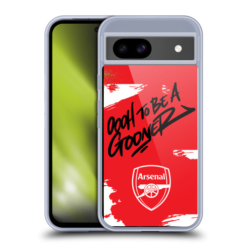 Arsenal FC Graffiti Art Oh To Be Soft Gel Case for Google Pixel 8a