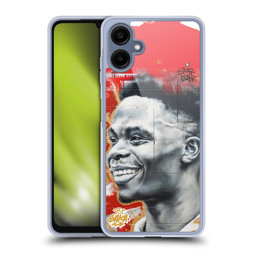 Arsenal FC Graffiti Art Saka Mural Soft Gel Case for Samsung Galaxy A06 4G