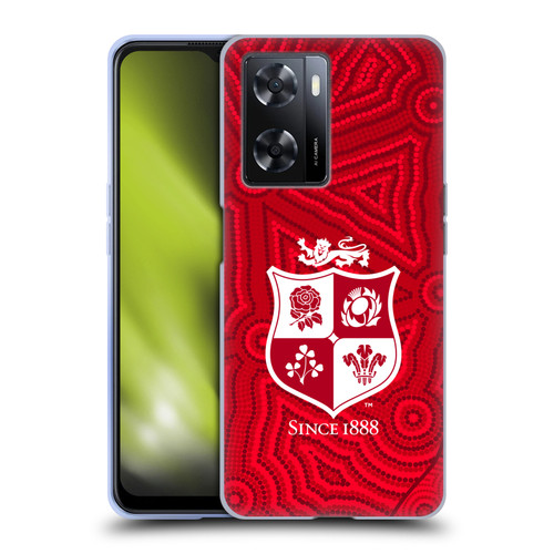 British and Irish Lions Badge Patterns Soft Gel Case for OPPO A57s
