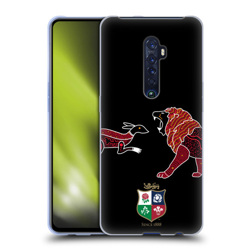 British and Irish Lions Badge Wallaby VS Lion Soft Gel Case for OPPO Reno 2