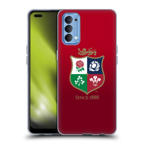 British and Irish Lions Badge Gradient Soft Gel Case for OPPO Reno 4 5G
