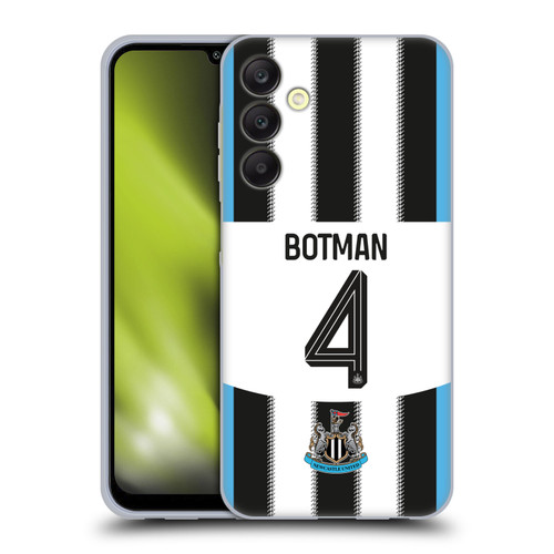 Newcastle United Football Club 2025/26 Players Home Kit 2nd Group Sven Botman Soft Gel Case for Samsung Galaxy A25 5G