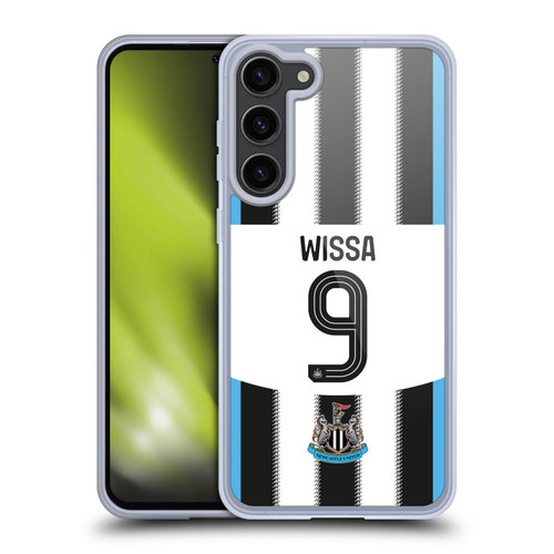 Newcastle United Football Club 2025/26 Players Home Kit 2nd Group Yoane Wissa Soft Gel Case for Samsung Galaxy S23+ 5G