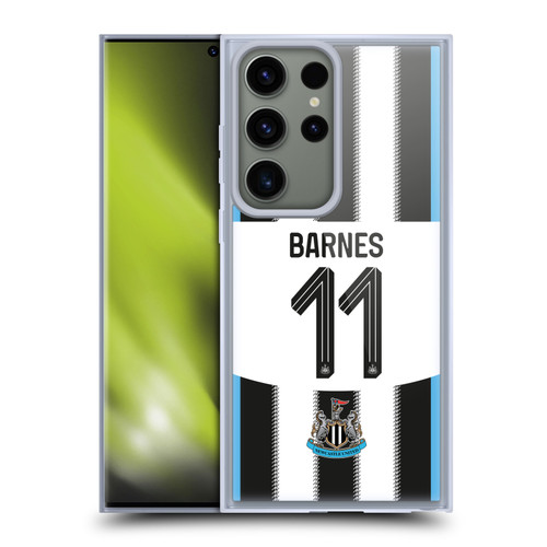 Newcastle United Football Club 2025/26 Players Home Kit 2nd Group Harvey Barnes Soft Gel Case for Samsung Galaxy S23 Ultra 5G