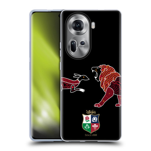 British and Irish Lions Badge Wallaby VS Lion Soft Gel Case for OPPO Reno11