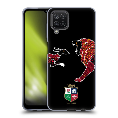 British and Irish Lions Badge Wallaby VS Lion Soft Gel Case for Samsung Galaxy A12 (2020)