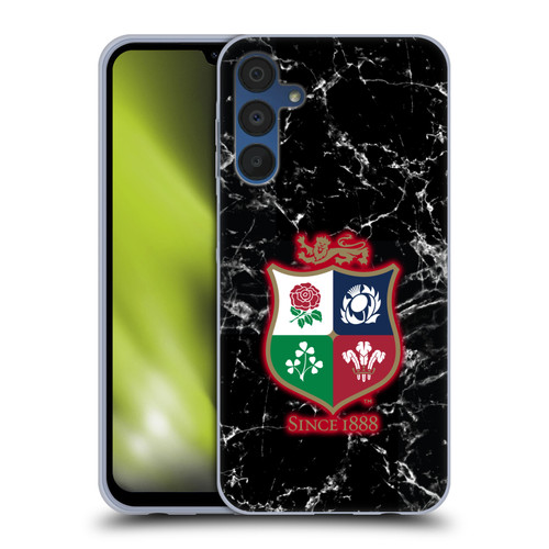 British and Irish Lions Badge Marble Soft Gel Case for Samsung Galaxy A15