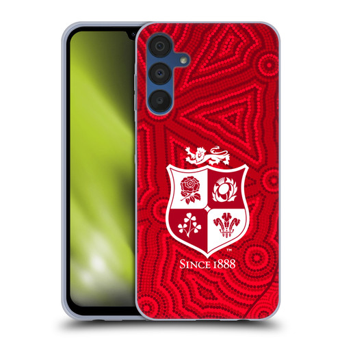 British and Irish Lions Badge Patterns Soft Gel Case for Samsung Galaxy A15