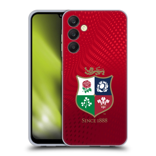 British and Irish Lions Badge Textured Soft Gel Case for Samsung Galaxy A25 5G