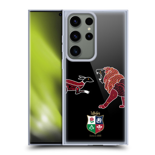 British and Irish Lions Badge Wallaby VS Lion Soft Gel Case for Samsung Galaxy S23 Ultra 5G