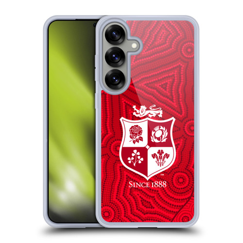 British and Irish Lions Badge Patterns Soft Gel Case for Samsung Galaxy S25+