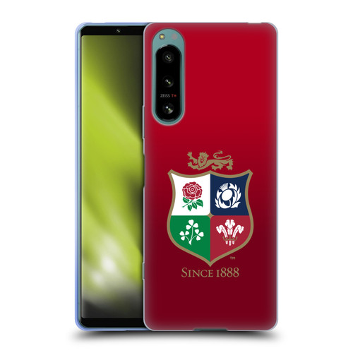 British and Irish Lions Badge Gradient Soft Gel Case for Sony Xperia 5 IV