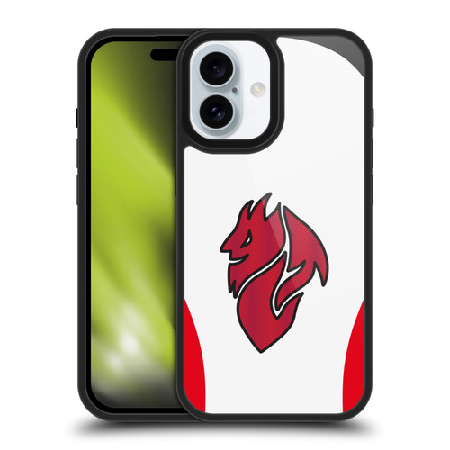 AC Milan 2025/26 Crest Kit Away Gel Armour Case For Apple iPhone 16